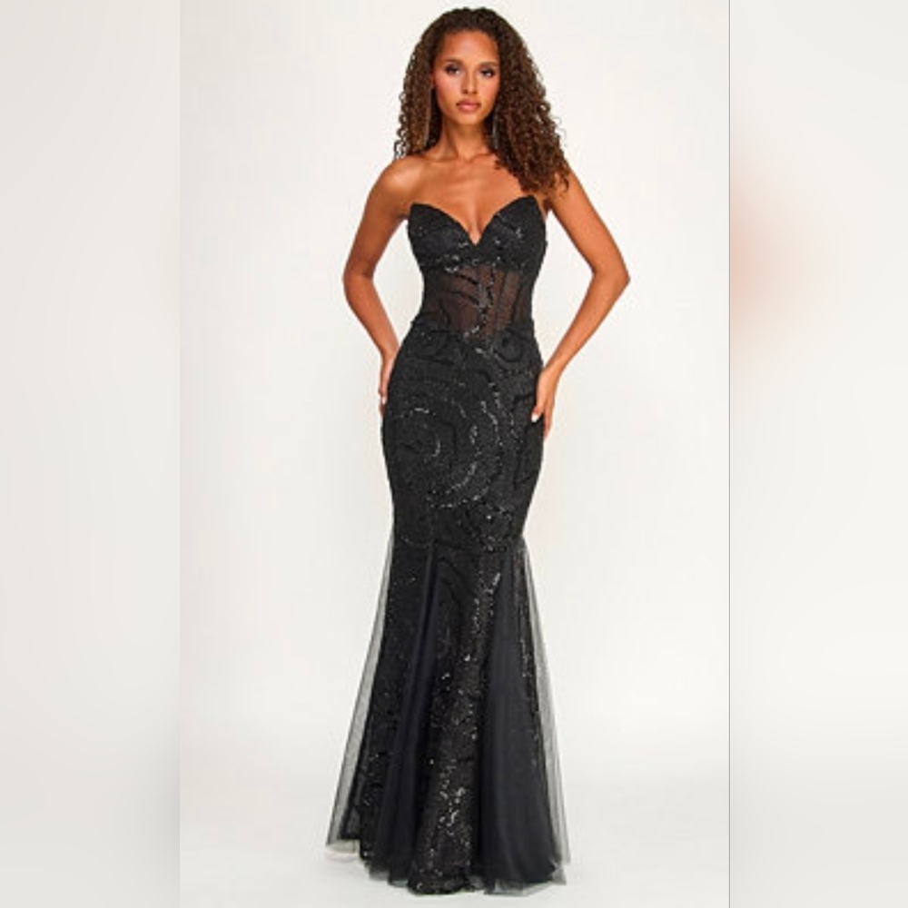 B Darlin Black Prom Dress